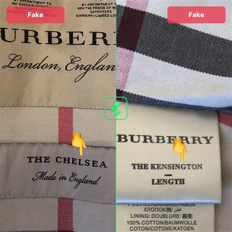 fake burberry shirt tag|burberry coat false.